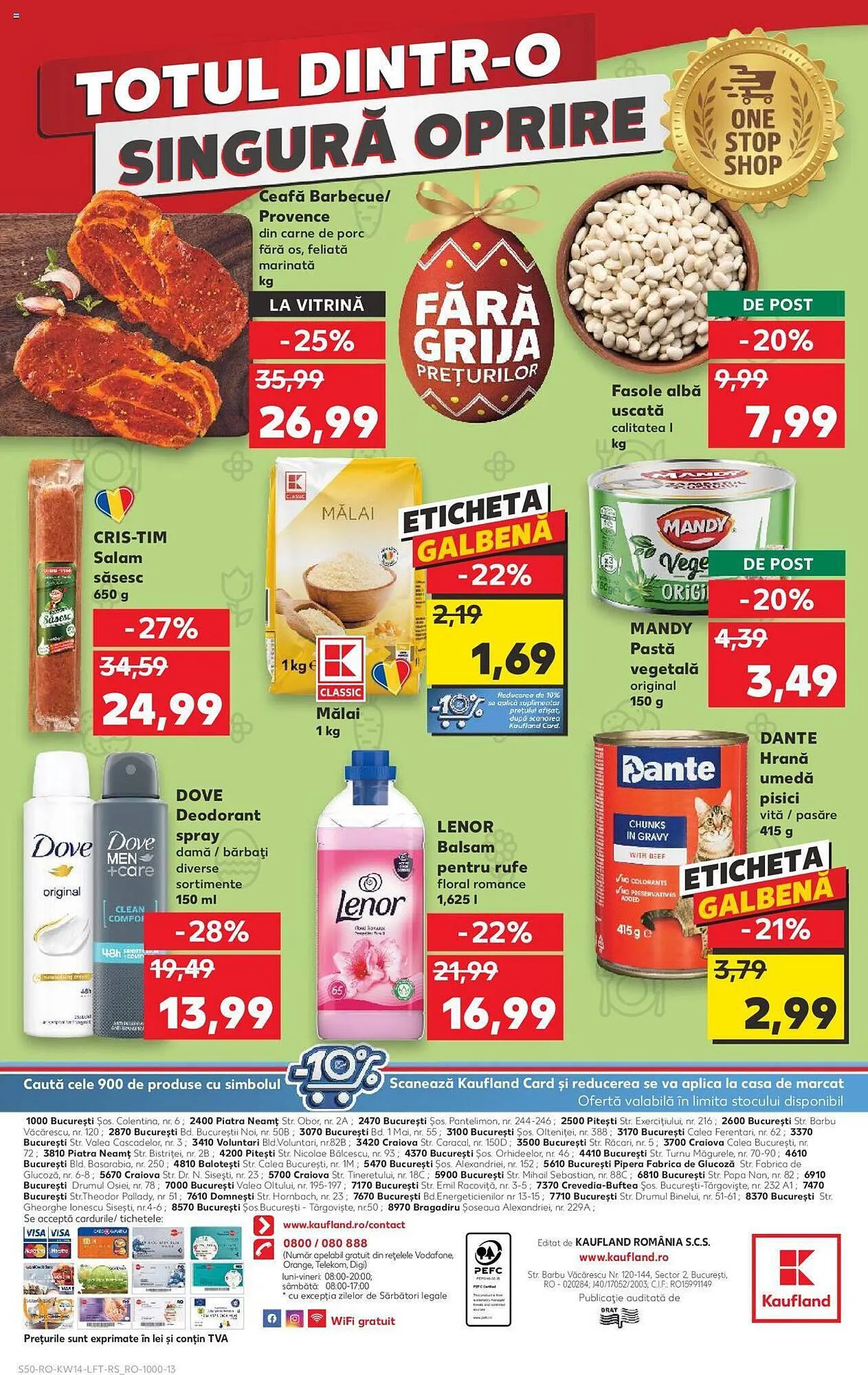 Catalog Kaufland catalog de la 3 aprilie până la 9 aprilie 2024 - Revista Pagina 50