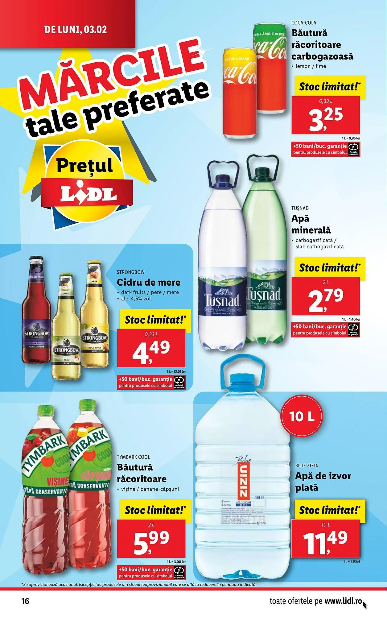 Catalog Catalog Lidl de la 3 februarie până la 9 februarie 2025 - Revista Pagina 16
