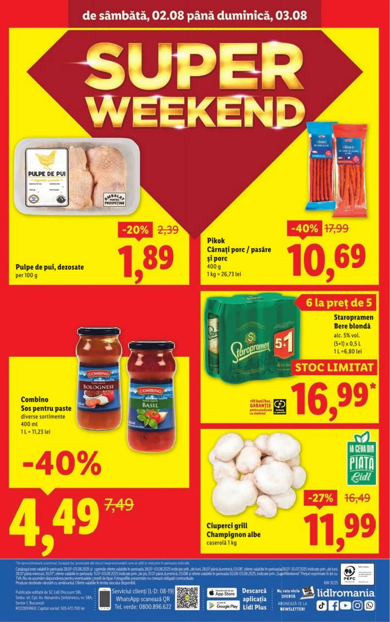 Catalog Catalog Lidl de la 28 iulie până la 3 august 2025 - Revista Pagina 40