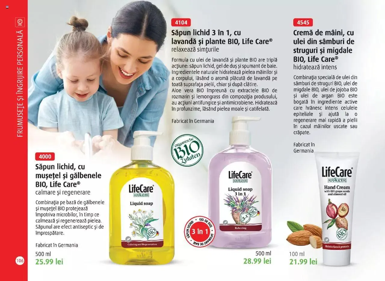 Catalog Catalog Life Care primavara-vara 2023 de la 1 martie până la 31 decembrie 2023 - Revista Pagina 108