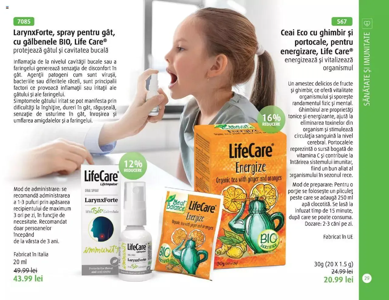Catalog Catalog Life Care primavara-vara 2023 de la 1 martie până la 31 decembrie 2023 - Revista Pagina 31