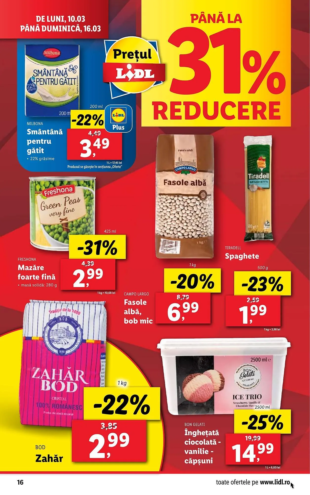Catalog Catalog Lidl de la 10 martie până la 16 martie 2025 - Revista Pagina 16