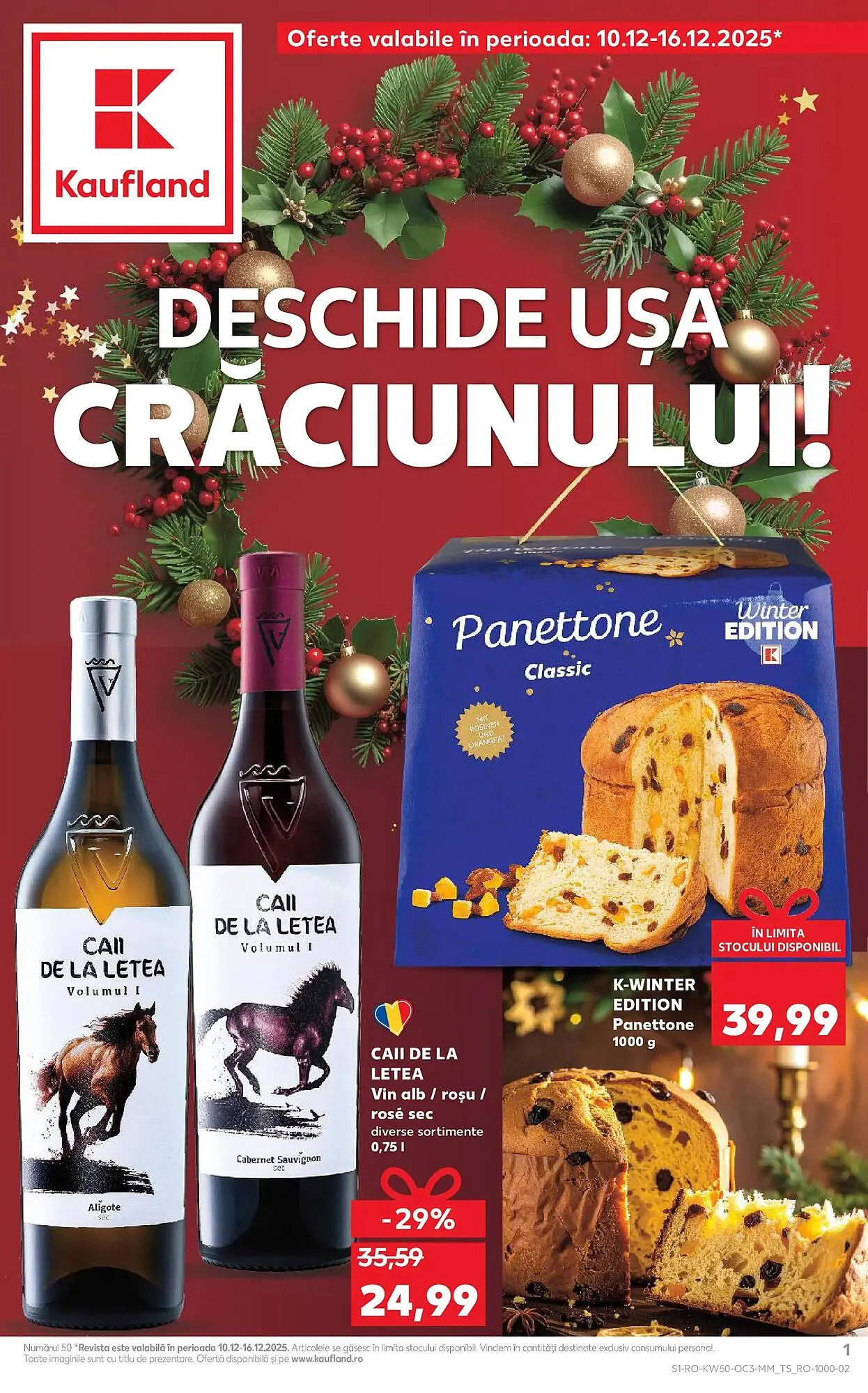 Catalog Catalog Kaufland de la 10 decembrie până la 16 decembrie 2025 - Revista Pagina 1