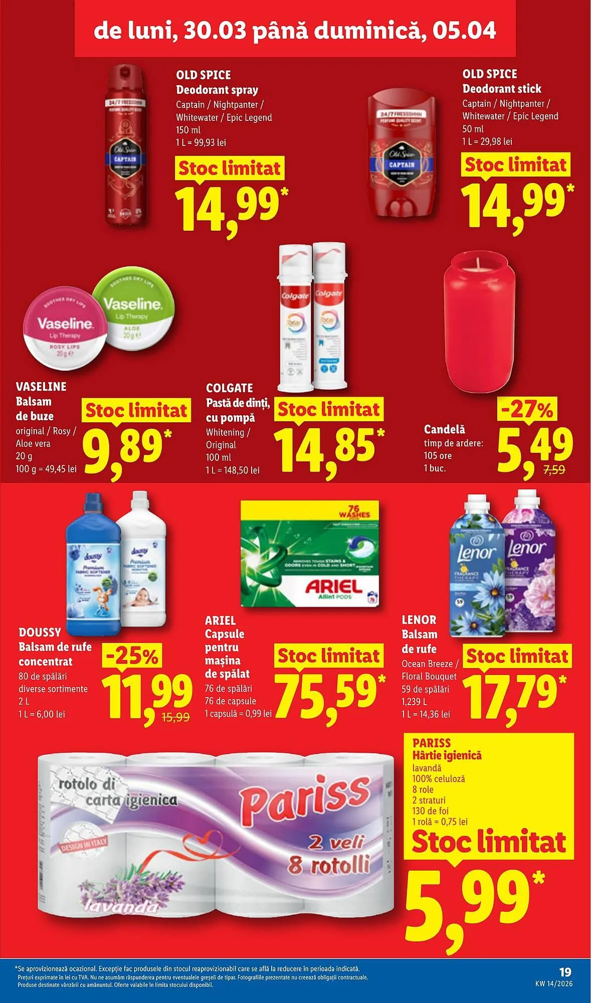 Catalog Catalog Lidl de la 30 martie până la 5 aprilie 2026 - Revista Pagina 19