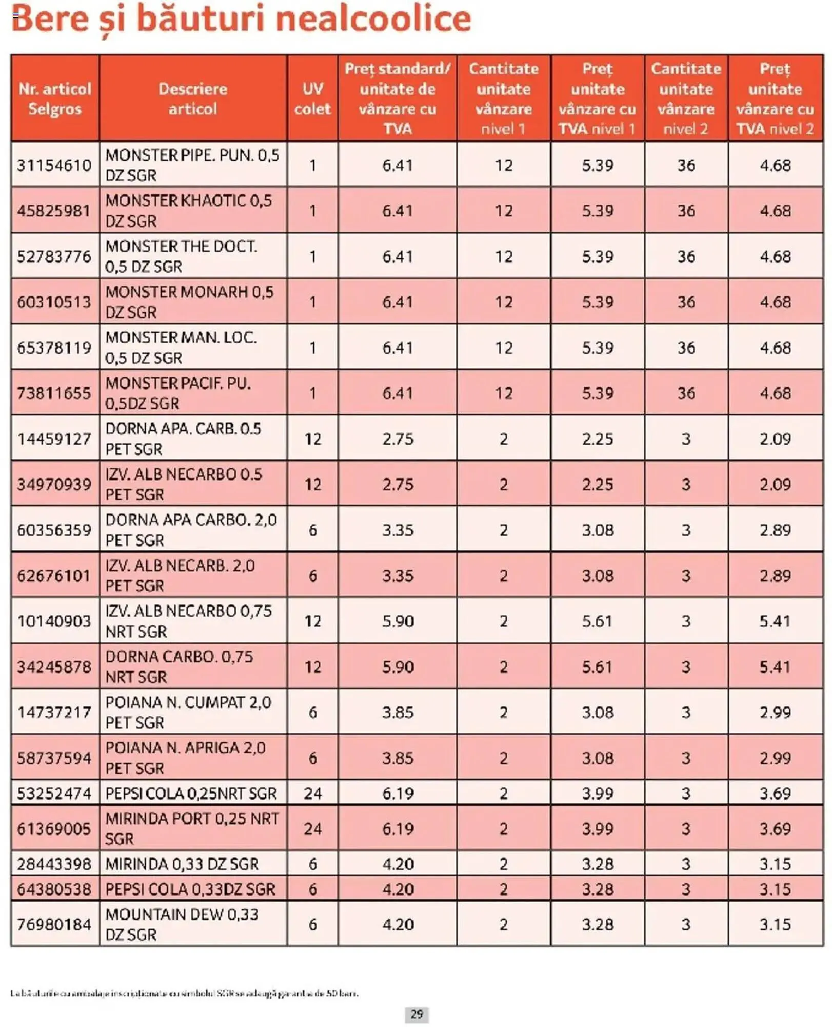 Catalog Catalog Selgros de la 1 martie până la 31 martie 2025 - Revista Pagina 29