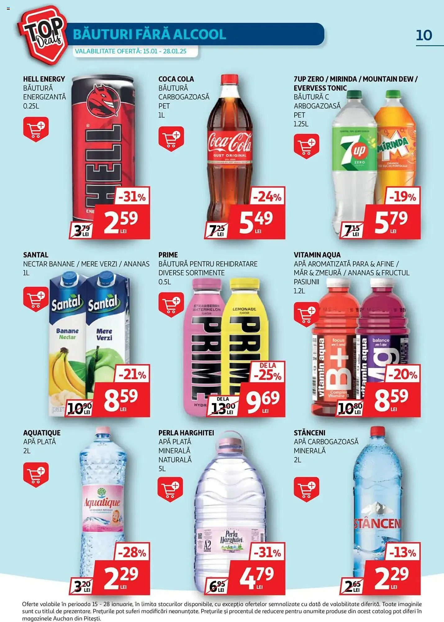 Catalog Catalog Auchan de la 15 ianuarie până la 28 ianuarie 2025 - Revista Pagina 10