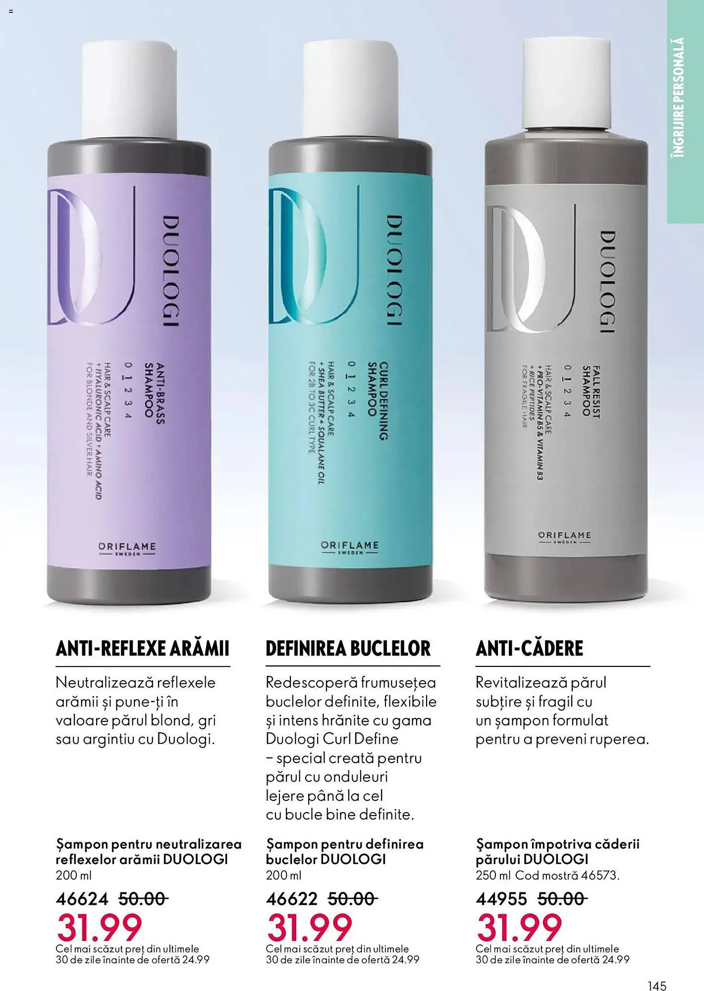 Catalog Catalog Oriflame de la 2 decembrie până la 23 decembrie 2025 - Revista Pagina 145