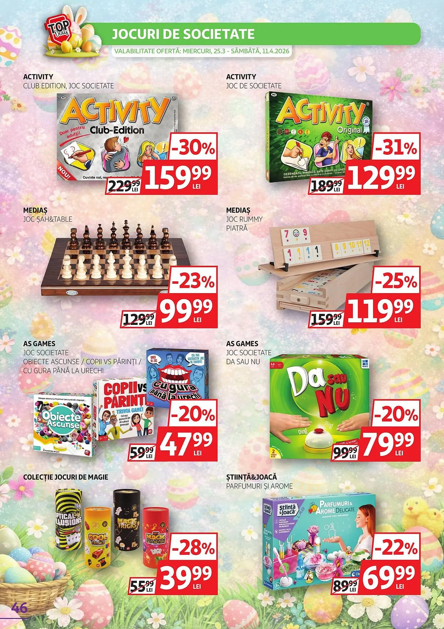 Catalog Catalog Auchan de la 25 martie până la 11 aprilie 2026 - Revista Pagina 46