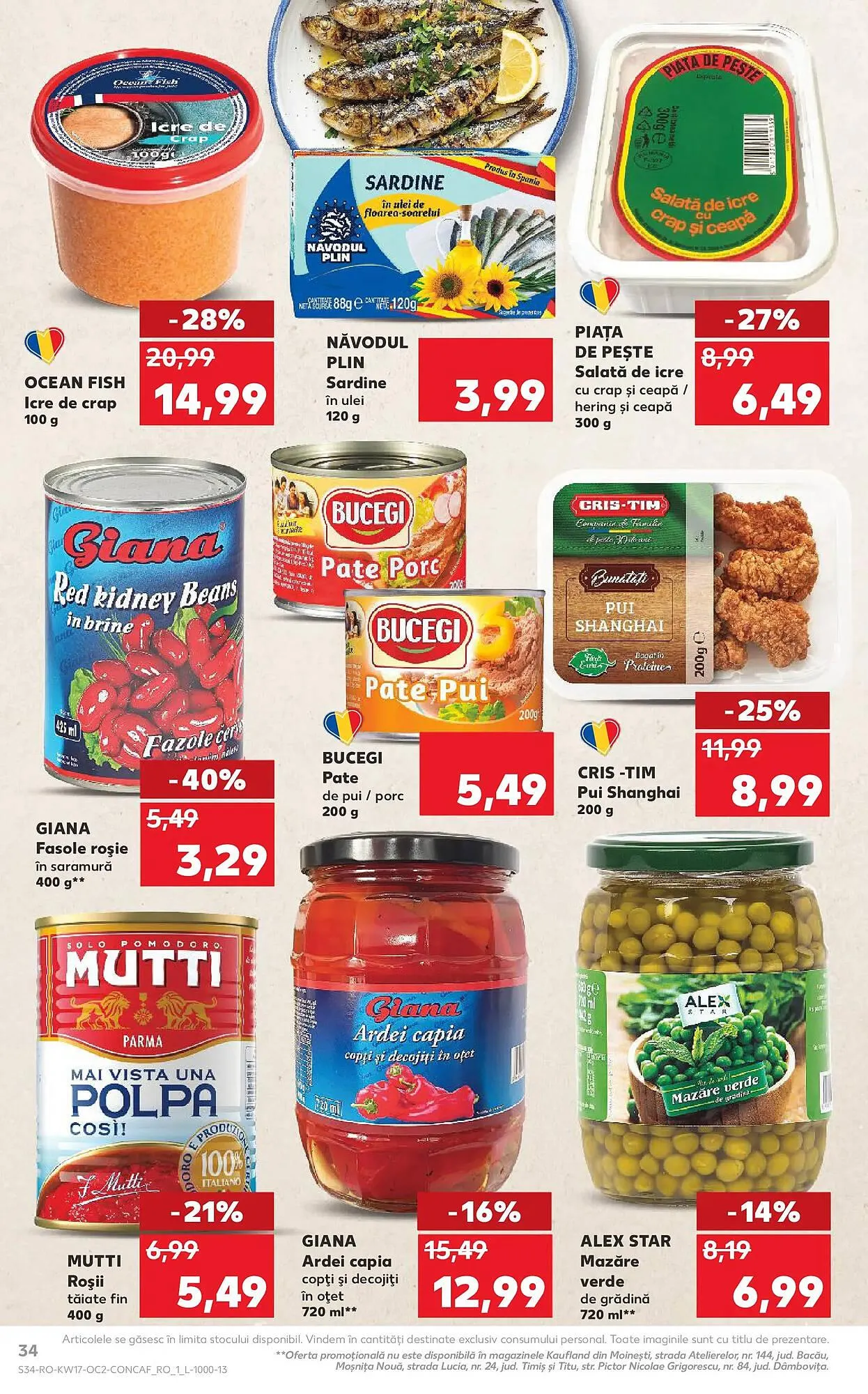 Catalog Catalog Kaufland de la 22 aprilie până la 28 aprilie 2026 - Revista Pagina 34