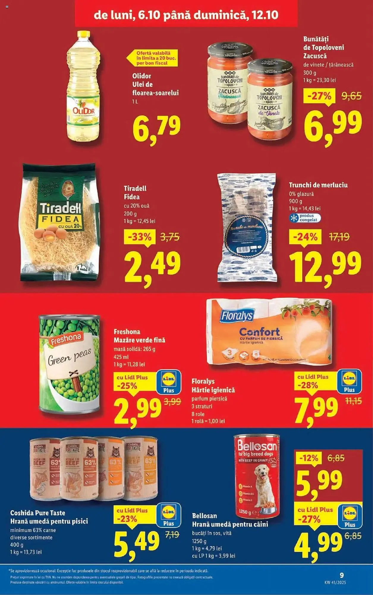 Catalog Catalog Lidl de la 5 octombrie până la 12 octombrie 2025 - Revista Pagina 9