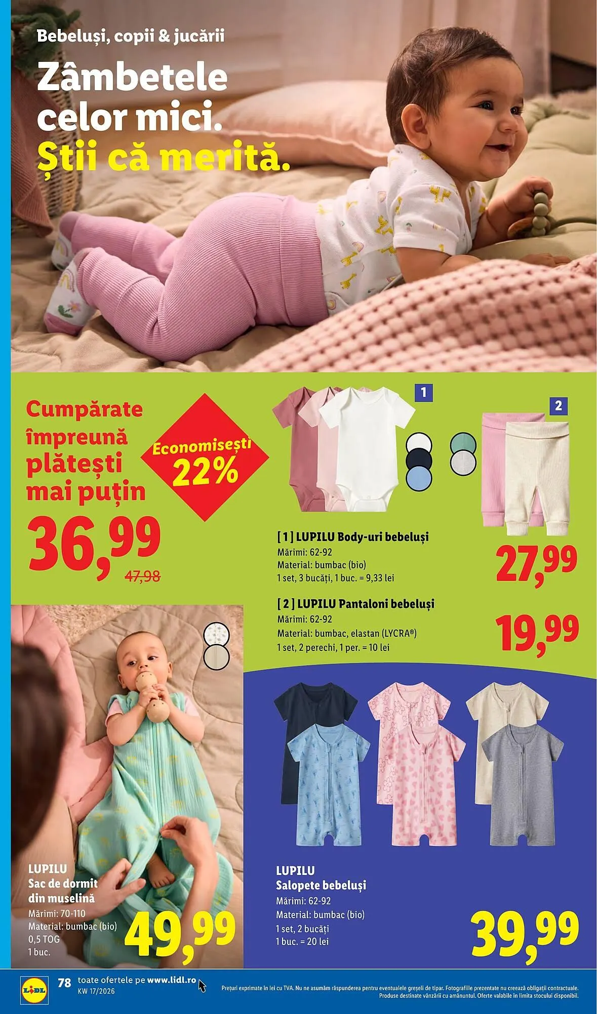 Catalog Catalog Lidl de la 20 aprilie până la 26 aprilie 2026 - Revista Pagina 78