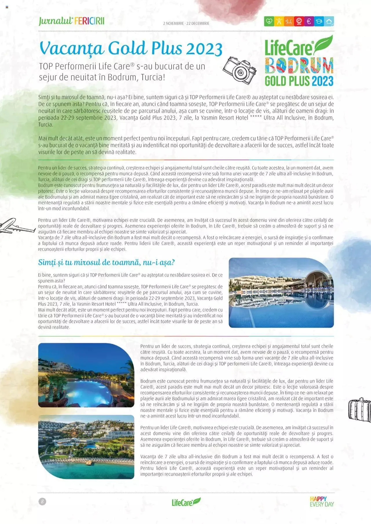 Catalog Life Care catalog - Jurnalul Fericirii Noiembrie/Decembrie de la 2 noiembrie până la 22 decembrie 2023 - Revista Pagina 8