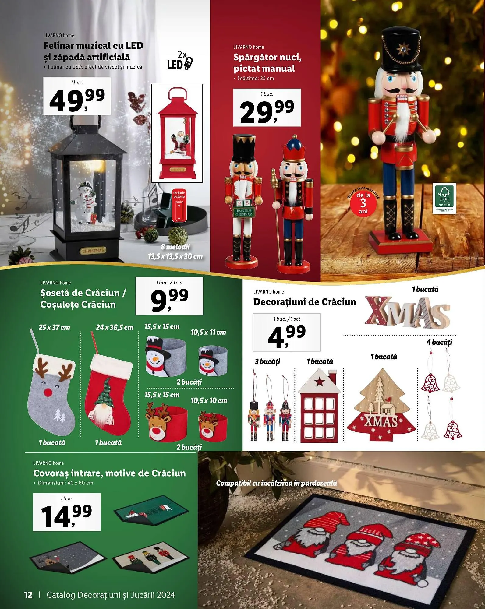 Catalog Catalog Lidl de la 4 noiembrie până la 24 decembrie 2024 - Revista Pagina 12