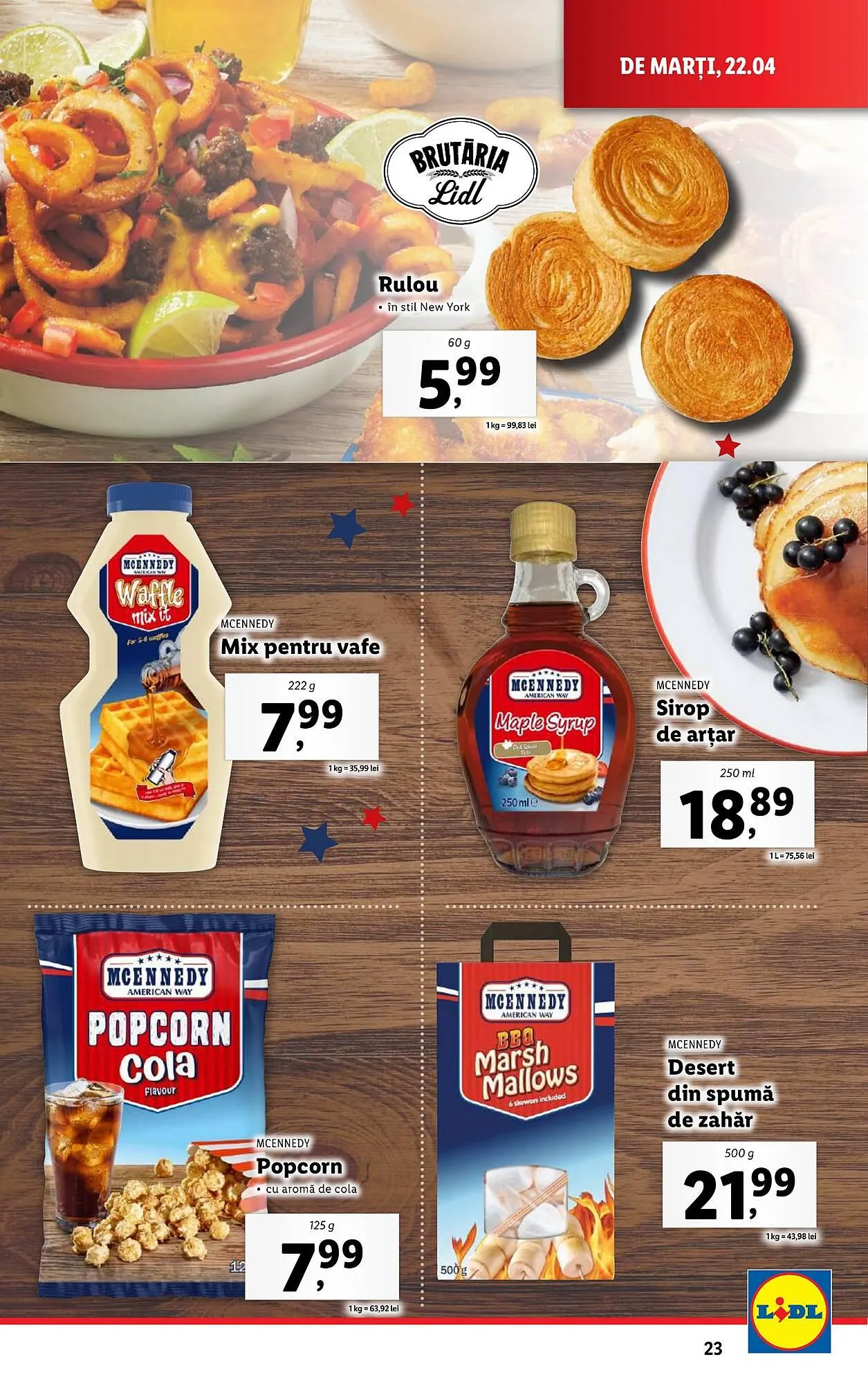 Catalog Catalog Lidl de la 22 aprilie până la 27 aprilie 2025 - Revista Pagina 23