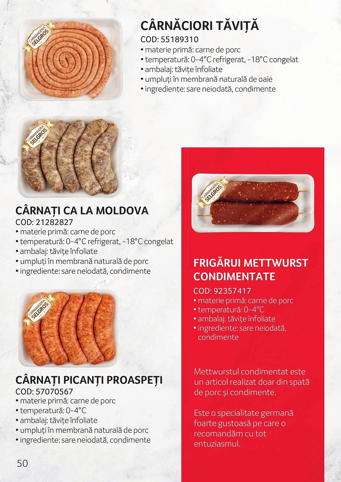 Catalog Catalog Selgros de la 3 octombrie până la 30 noiembrie 2025 - Revista Pagina 50