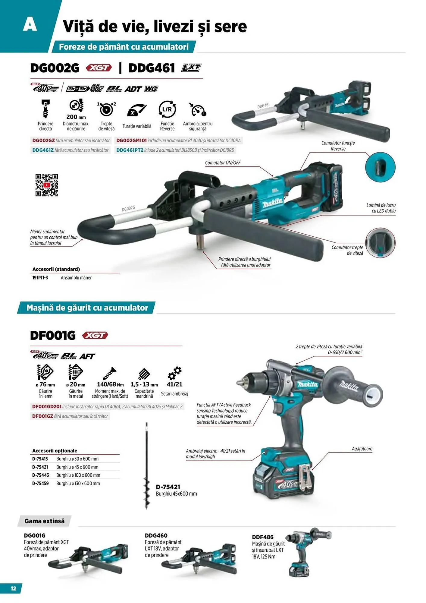 Catalog Catalog Makita de la 11 aprilie până la 28 octombrie 2025 - Revista Pagina 12