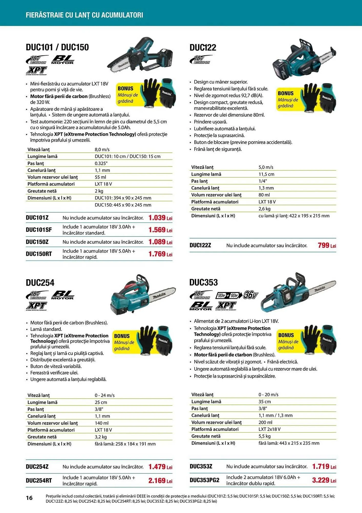 Catalog Catalog Makita de la 1 aprilie până la 31 august 2025 - Revista Pagina 16