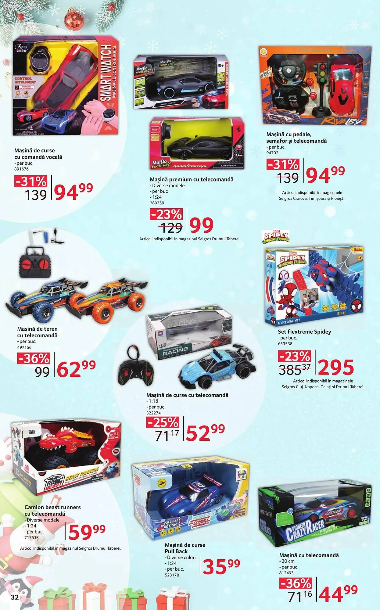 Catalog Catalog Selgros de la 6 decembrie până la 24 decembrie 2025 - Revista Pagina 32
