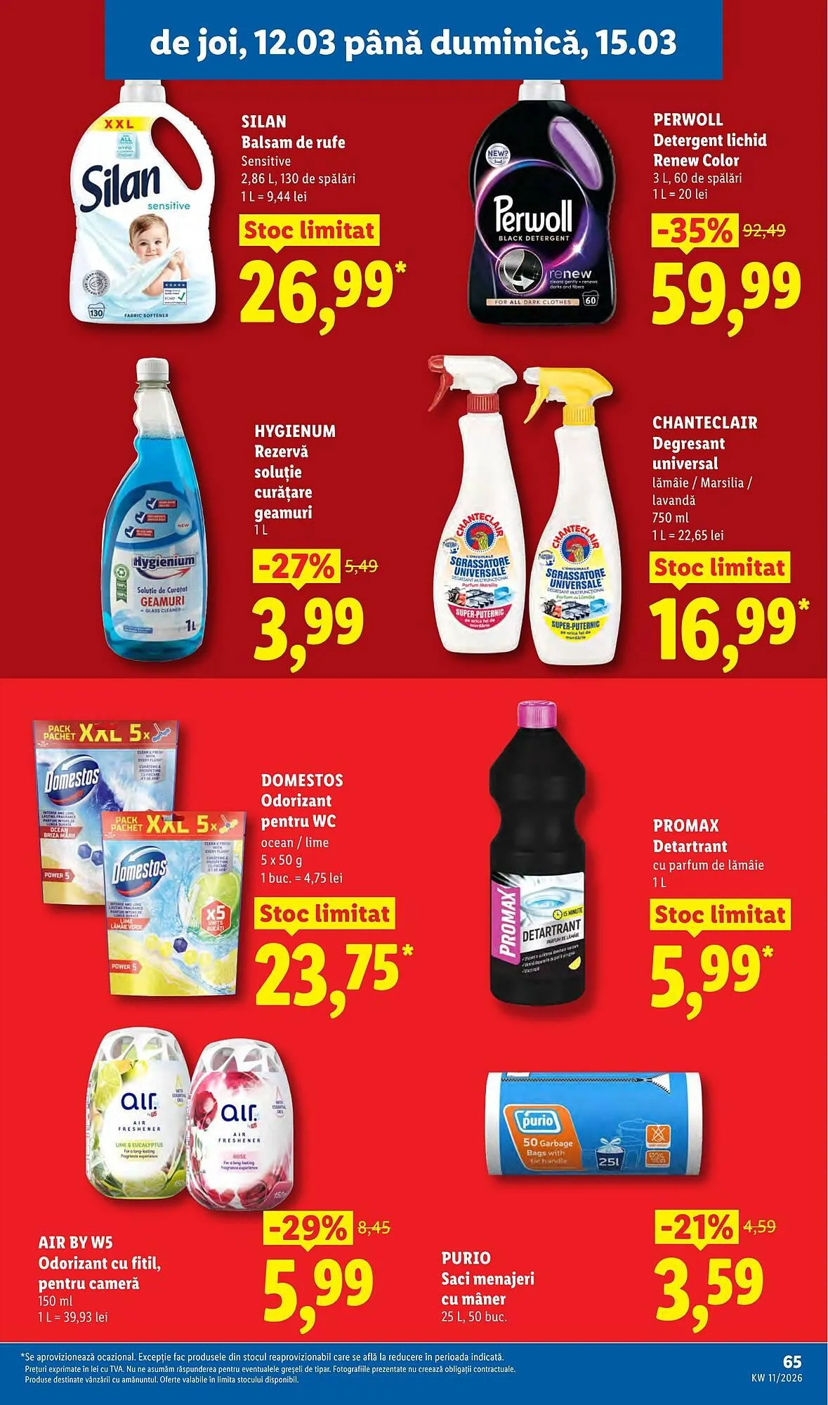 Catalog Catalog Lidl de la 9 martie până la 15 martie 2026 - Revista Pagina 65