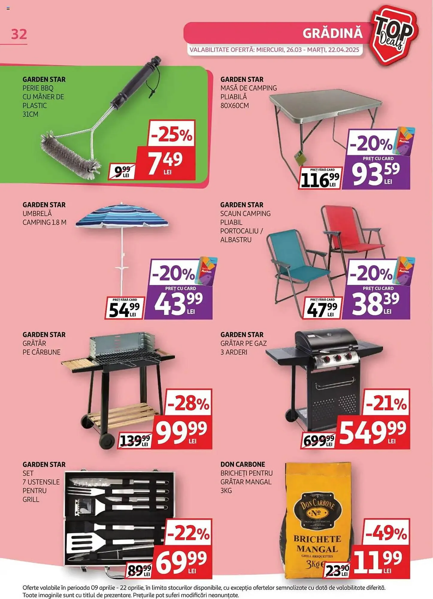 Catalog Catalog Auchan de la 9 aprilie până la 22 aprilie 2025 - Revista Pagina 32