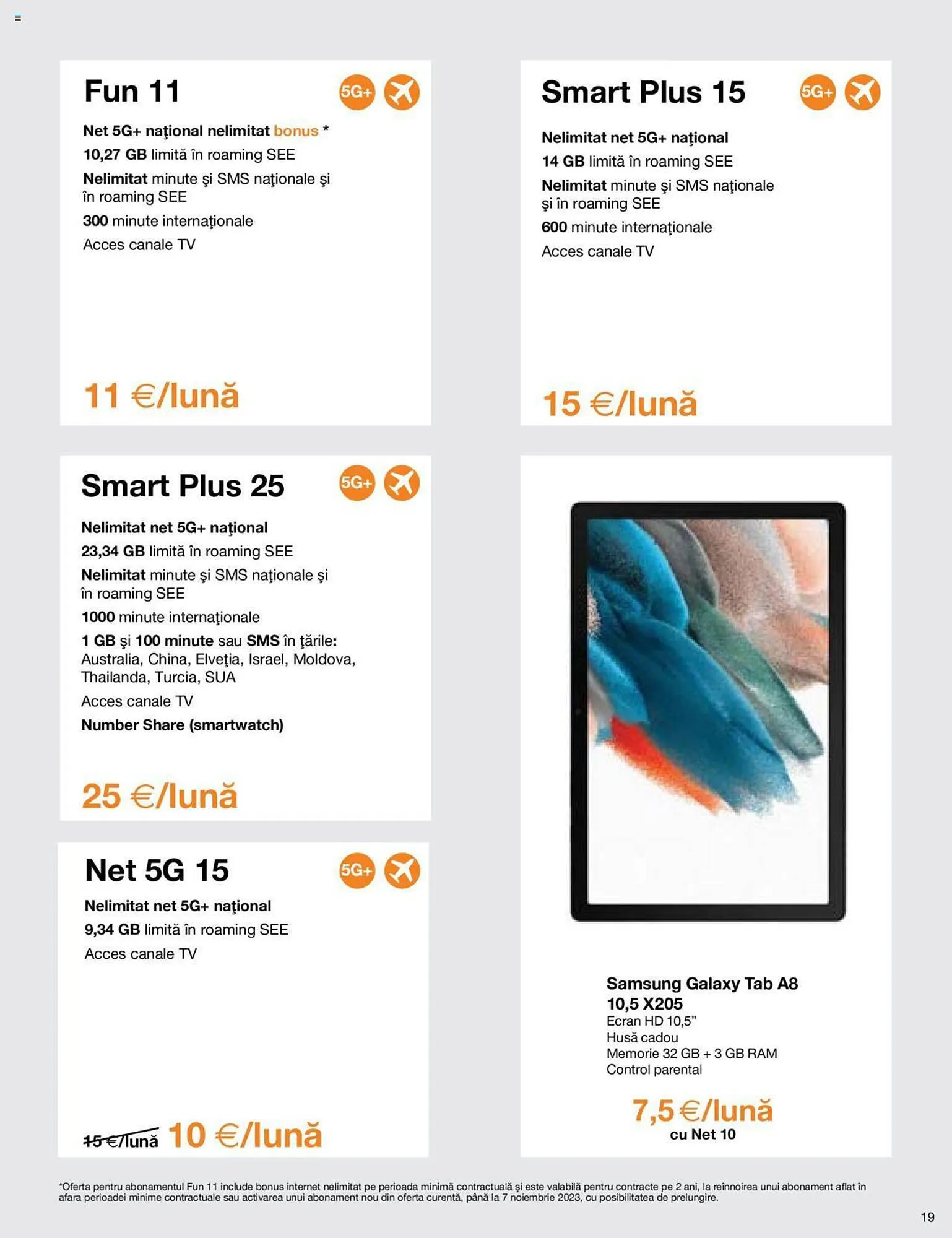 Catalog Orange catalog de la 5 septembrie până la 21 noiembrie 2023 - Revista Pagina 19