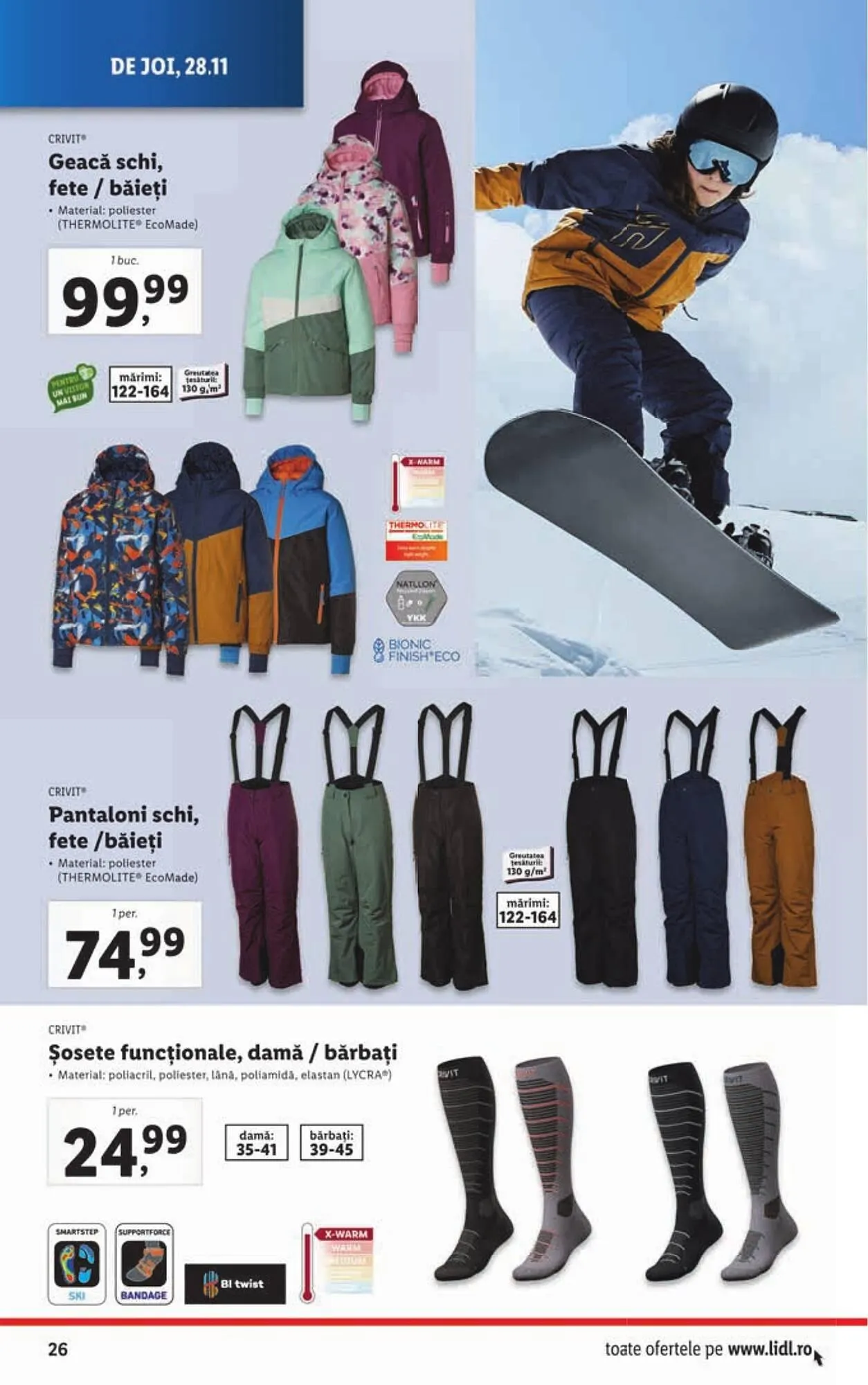 Catalog Catalog Lidl de la 25 noiembrie până la 1 decembrie 2024 - Revista Pagina 26