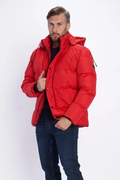 Lee Cooper - Jacheta barbat cu gluga detasabila si detalii logo