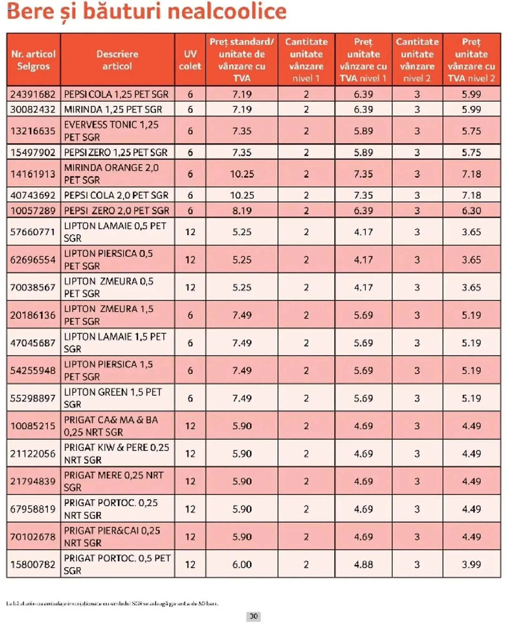 Catalog Catalog Selgros de la 1 martie până la 31 martie 2025 - Revista Pagina 30