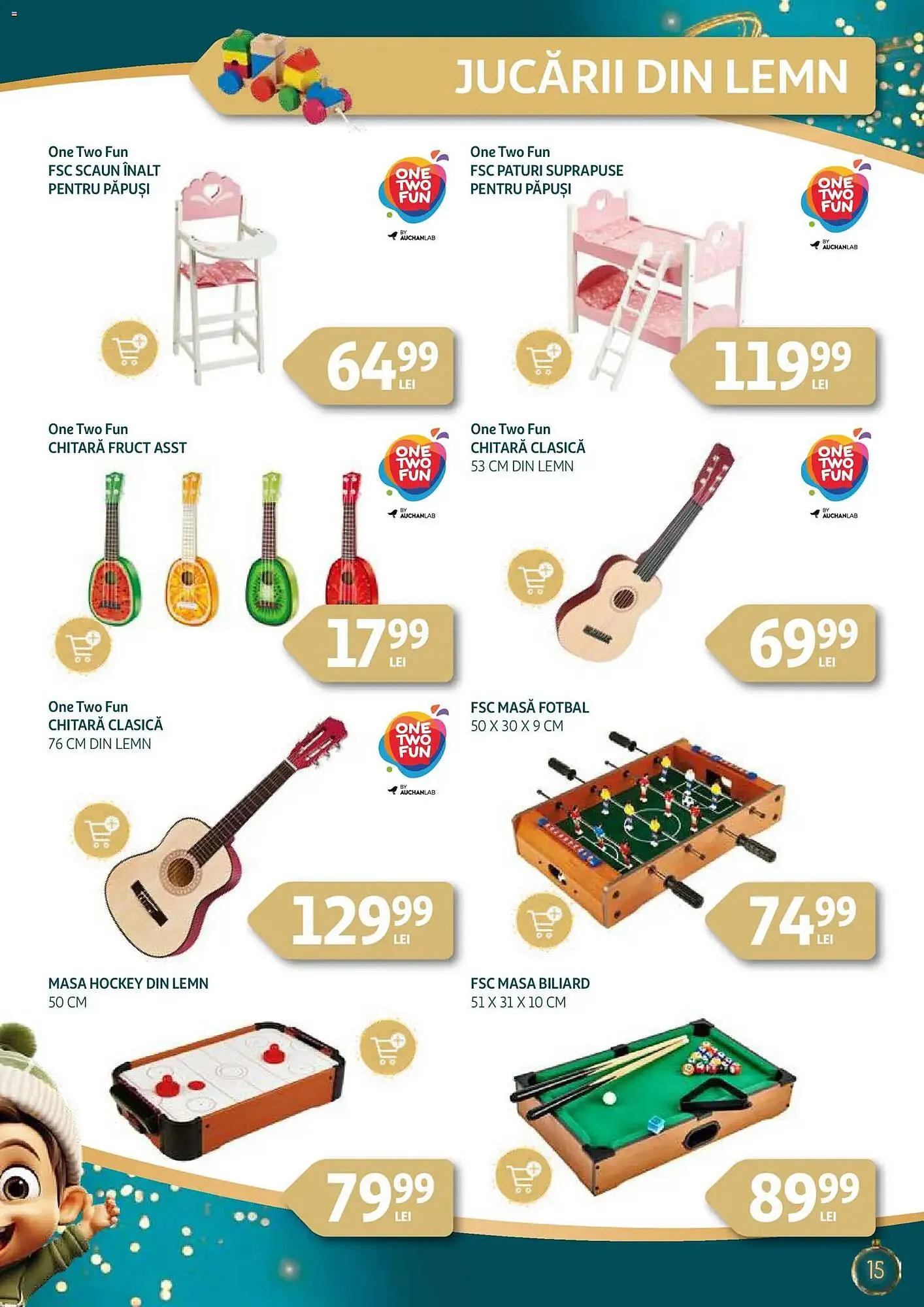 Catalog Catalog Auchan de la 25 noiembrie până la 24 decembrie 2025 - Revista Pagina 15