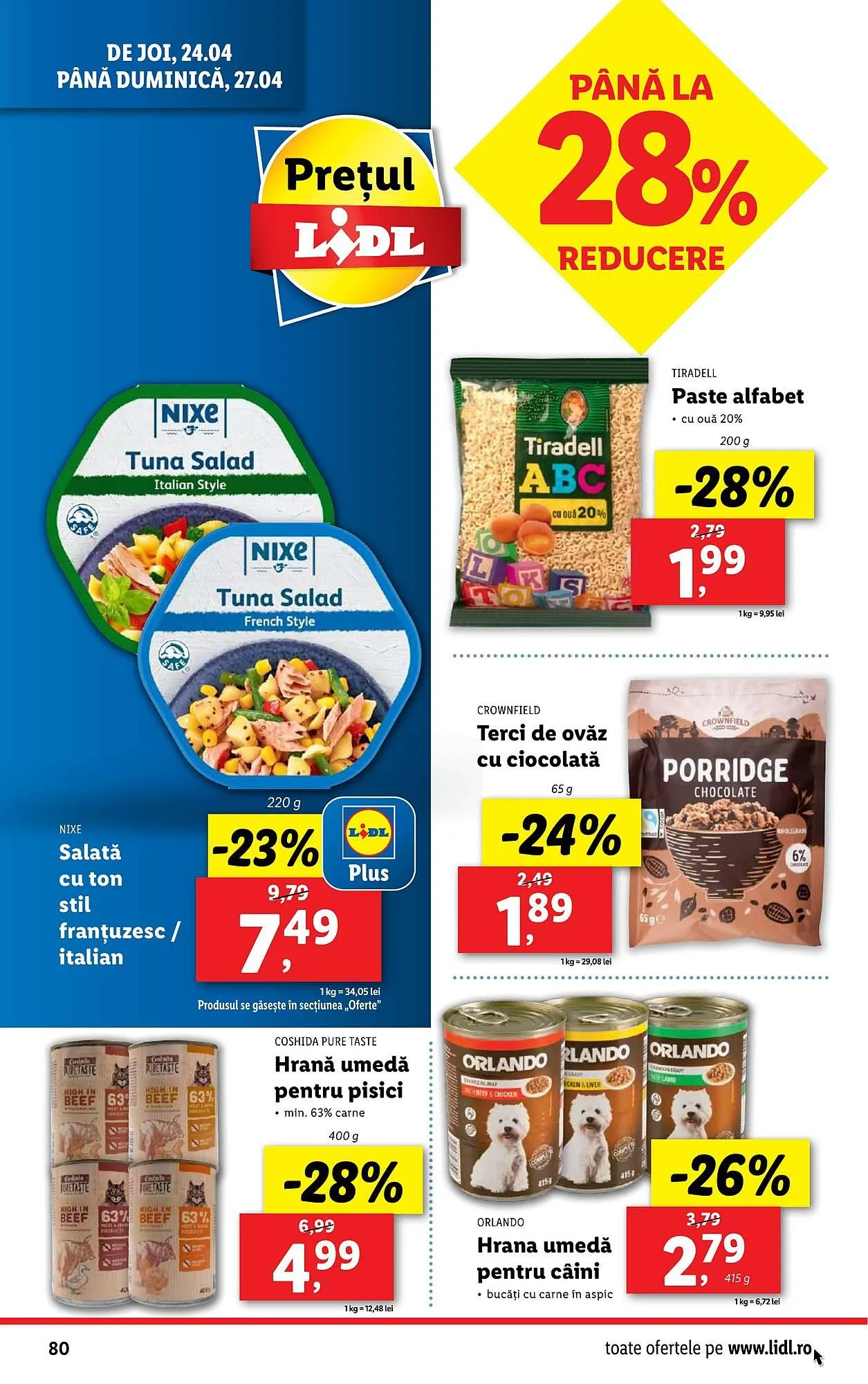 Catalog Catalog Lidl de la 22 aprilie până la 27 aprilie 2025 - Revista Pagina 80