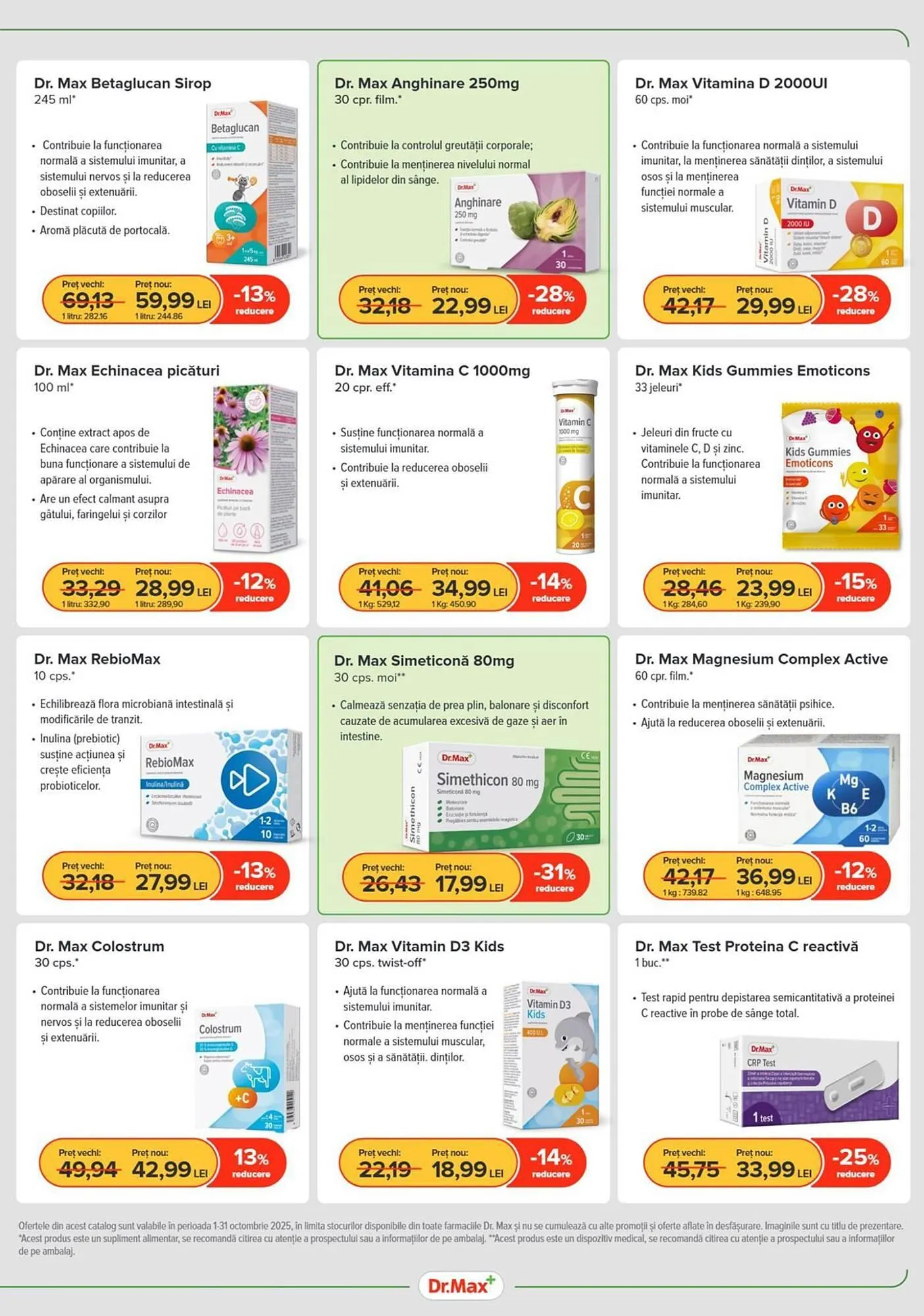 Catalog Catalog Dr.Max de la 1 octombrie până la 31 octombrie 2025 - Revista Pagina 3