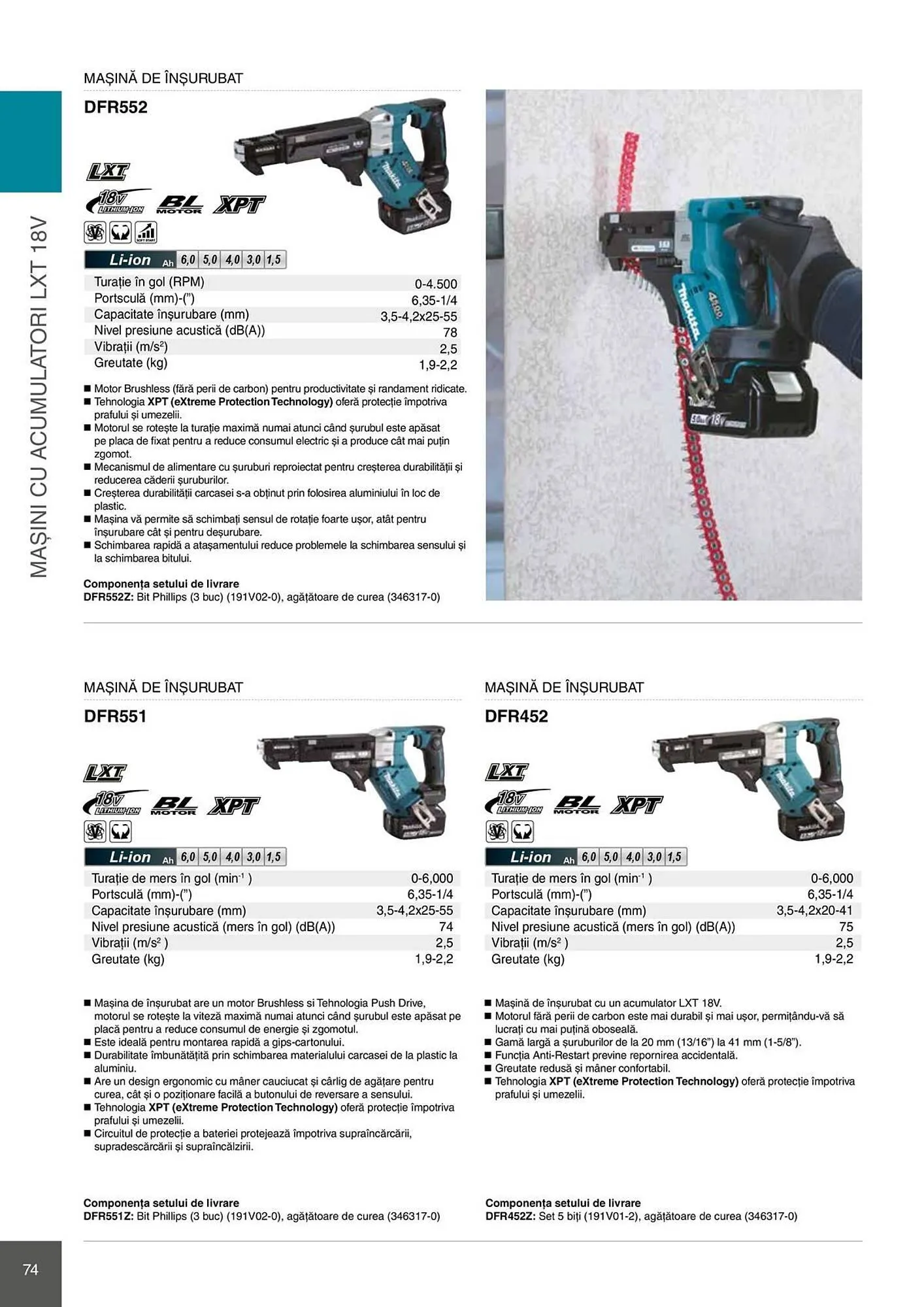Catalog Catalog Makita de la 28 aprilie până la 31 decembrie 2026 - Revista Pagina 74