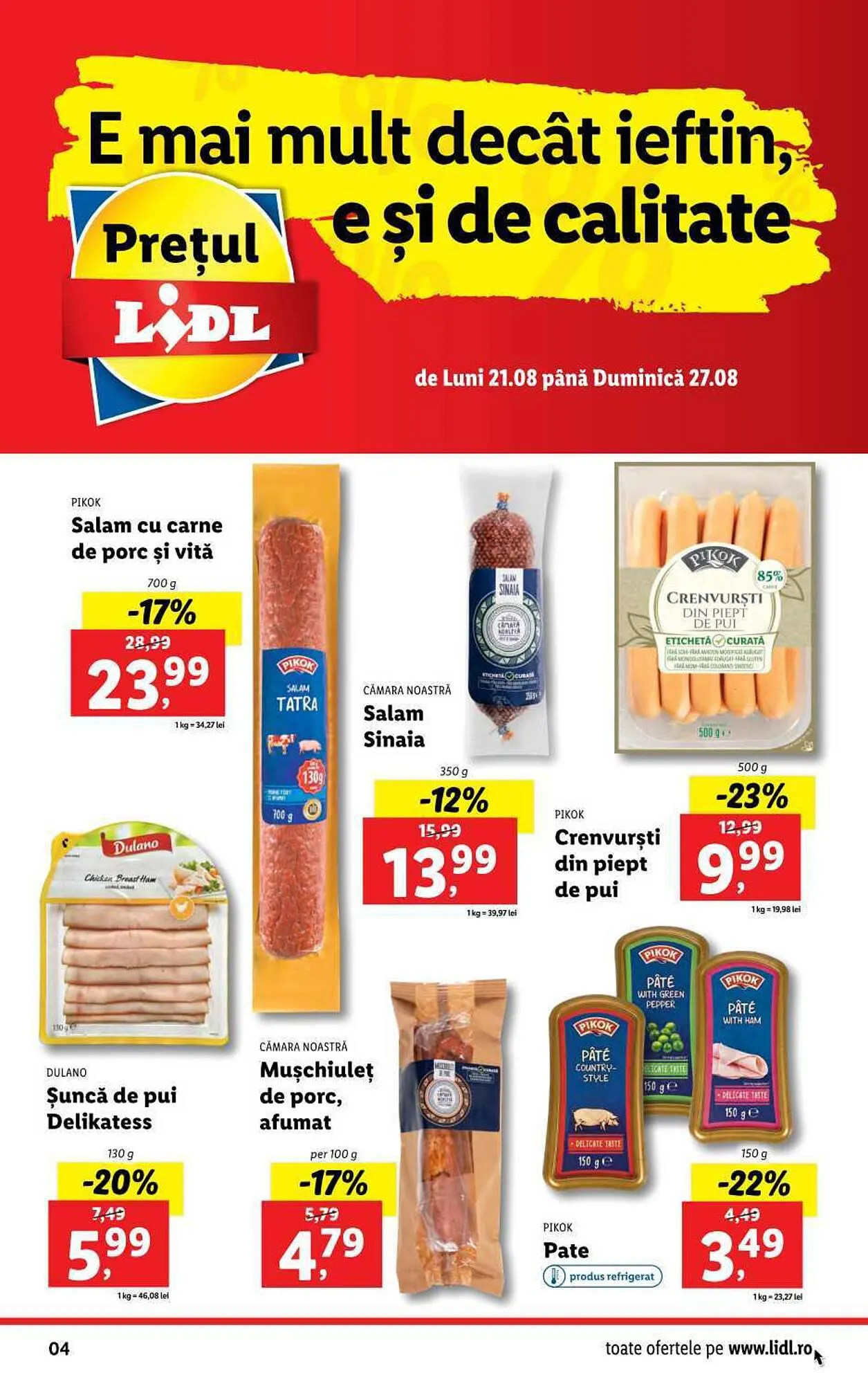 Catalog Lidl catalog de la 21 august până la 27 august 2023 - Revista Pagina 4