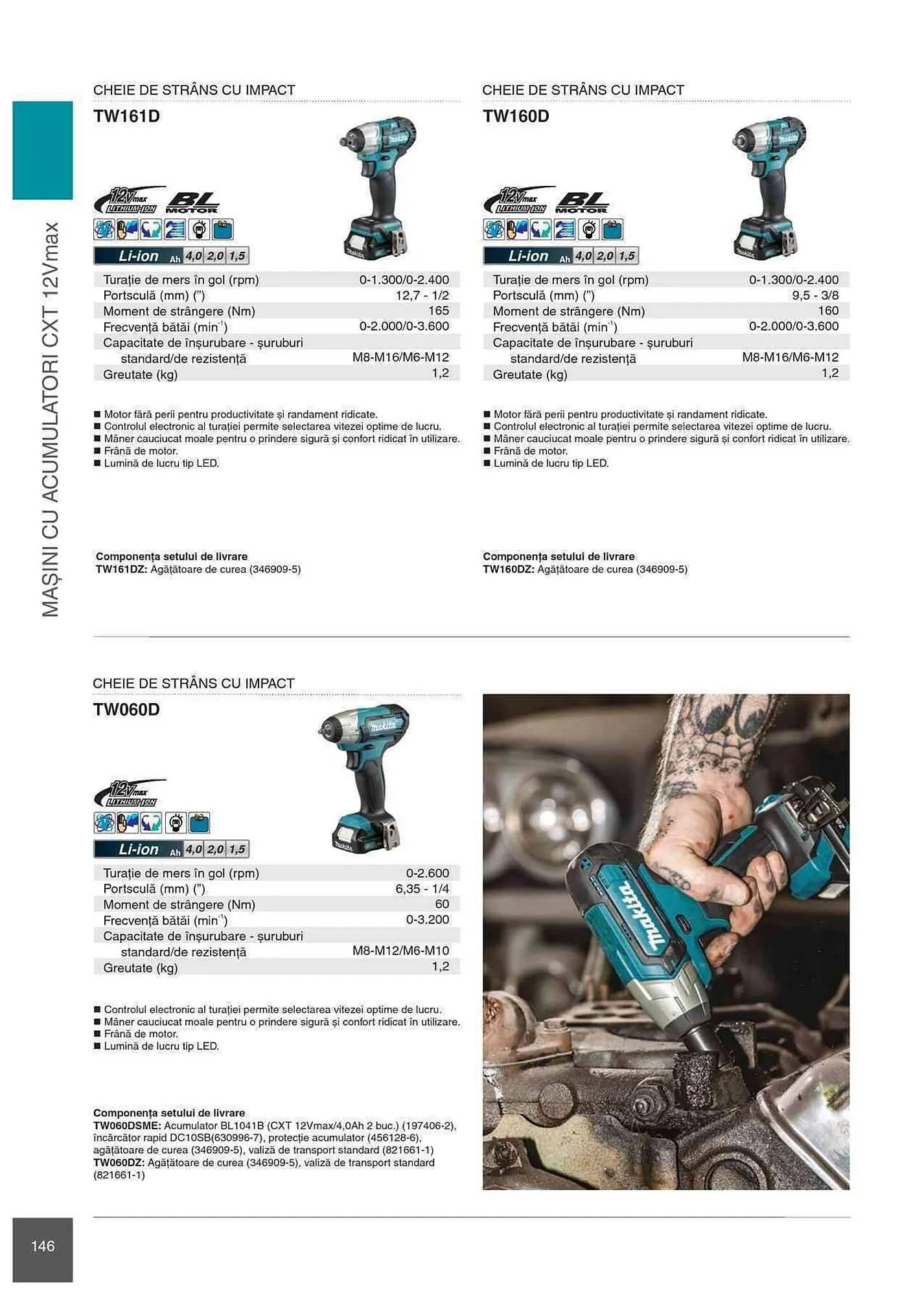 Catalog Makita catalog de la 1 ianuarie până la 31 decembrie 2023 - Revista Pagina 146