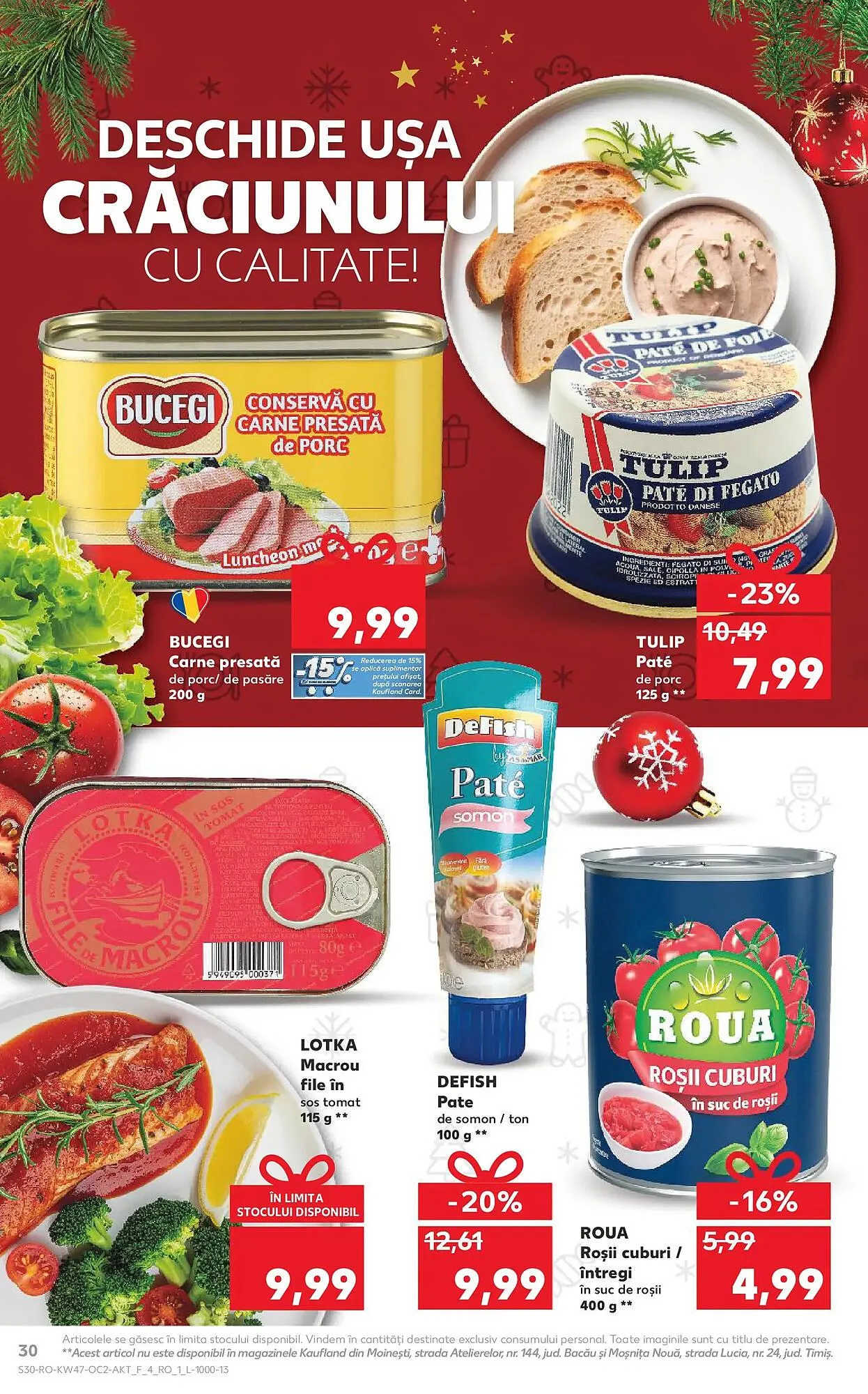 Catalog Catalog Kaufland de la 19 noiembrie până la 25 noiembrie 2025 - Revista Pagina 30