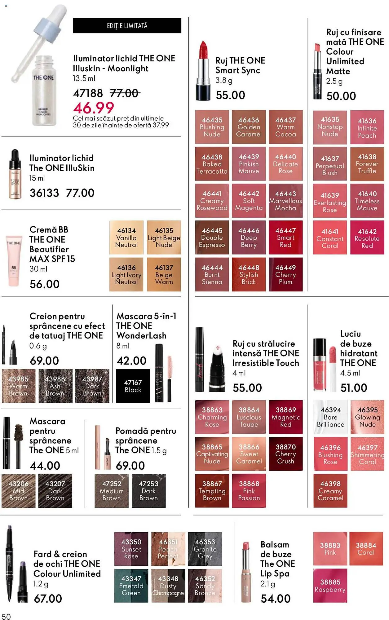 Catalog Catalog Oriflame de la 14 aprilie până la 5 mai 2026 - Revista Pagina 50
