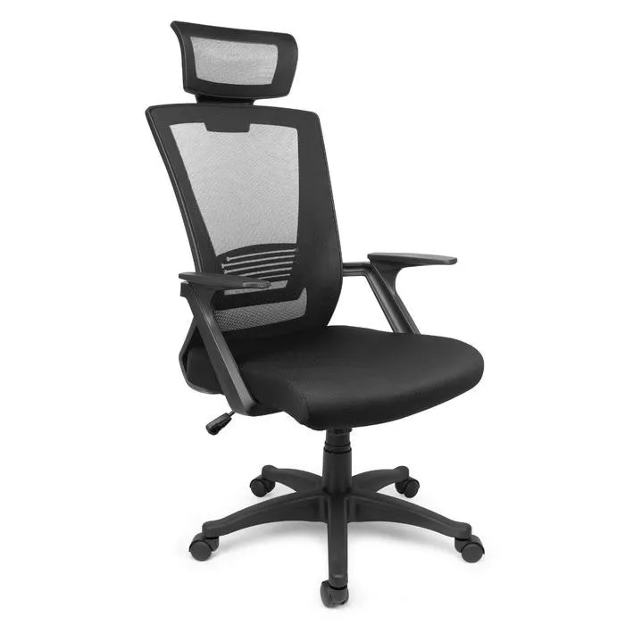 Scaun birou ergonomic Pixy XL, rotativ, mesh, negru