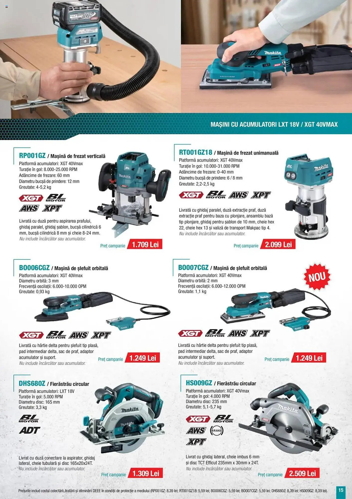 Catalog Catalog Makita de la 1 octombrie până la 31 decembrie 2025 - Revista Pagina 15