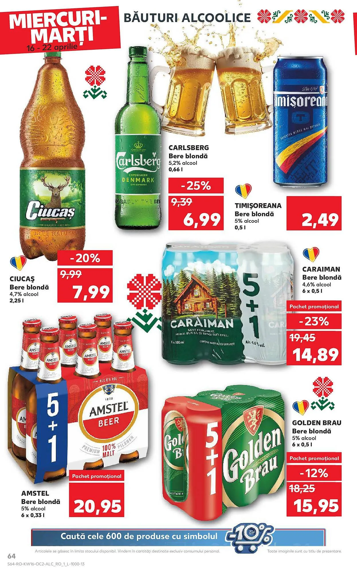 Catalog Catalog Kaufland de la 16 aprilie până la 22 aprilie 2025 - Revista Pagina 64