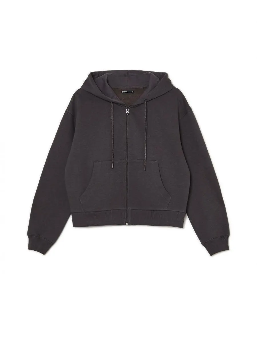 Hanorac cu glugă și fermoar