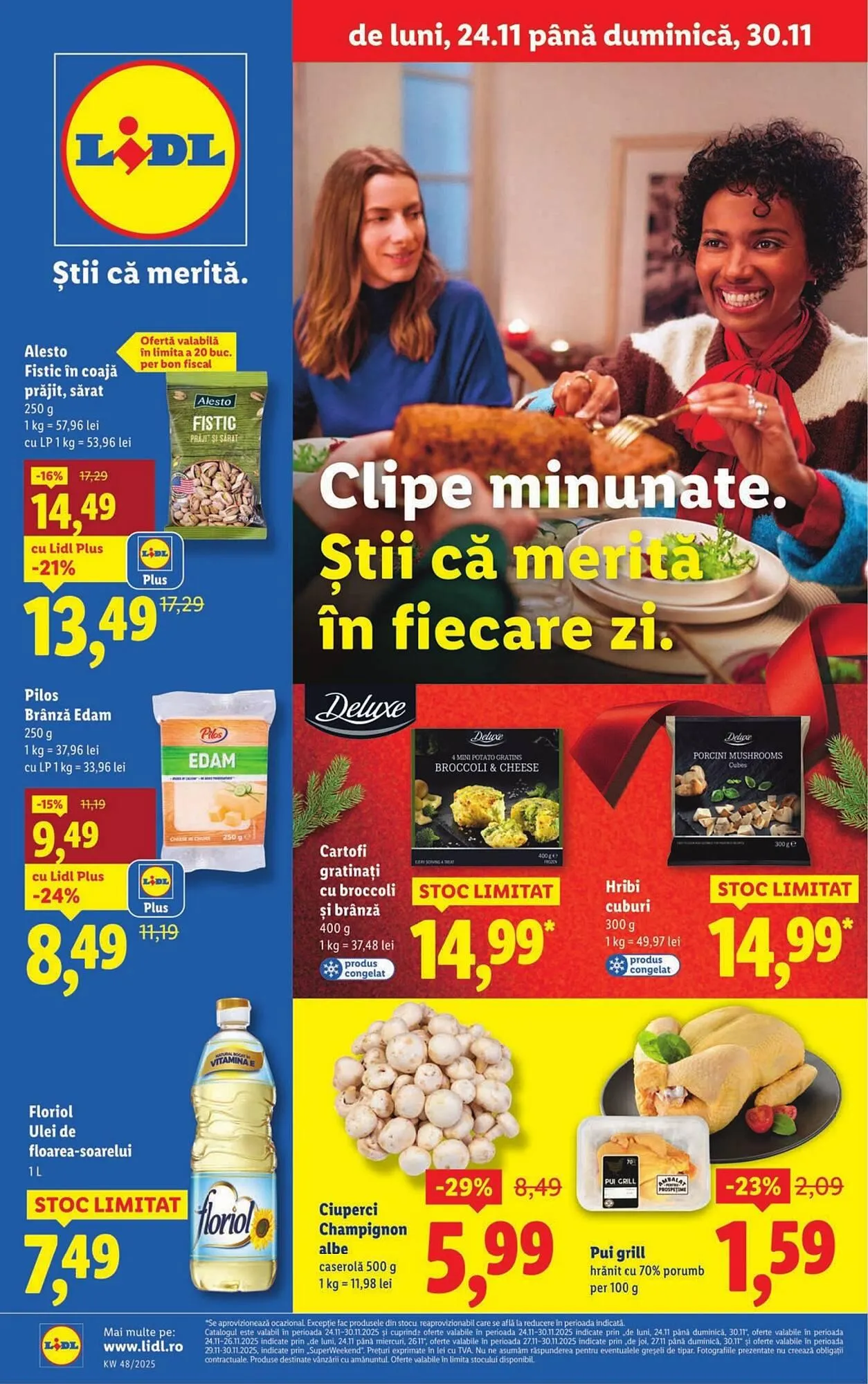 Catalog Catalog Lidl de la 24 noiembrie până la 30 noiembrie 2025 - Revista Pagina 1