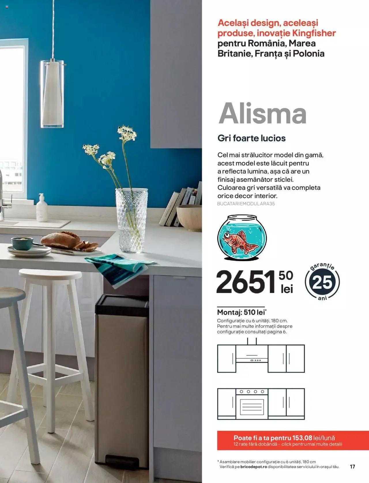 Catalog Brico Depot catalog - Bucătării modulare de la 1 ianuarie până la 31 decembrie 2023 - Revista Pagina 17