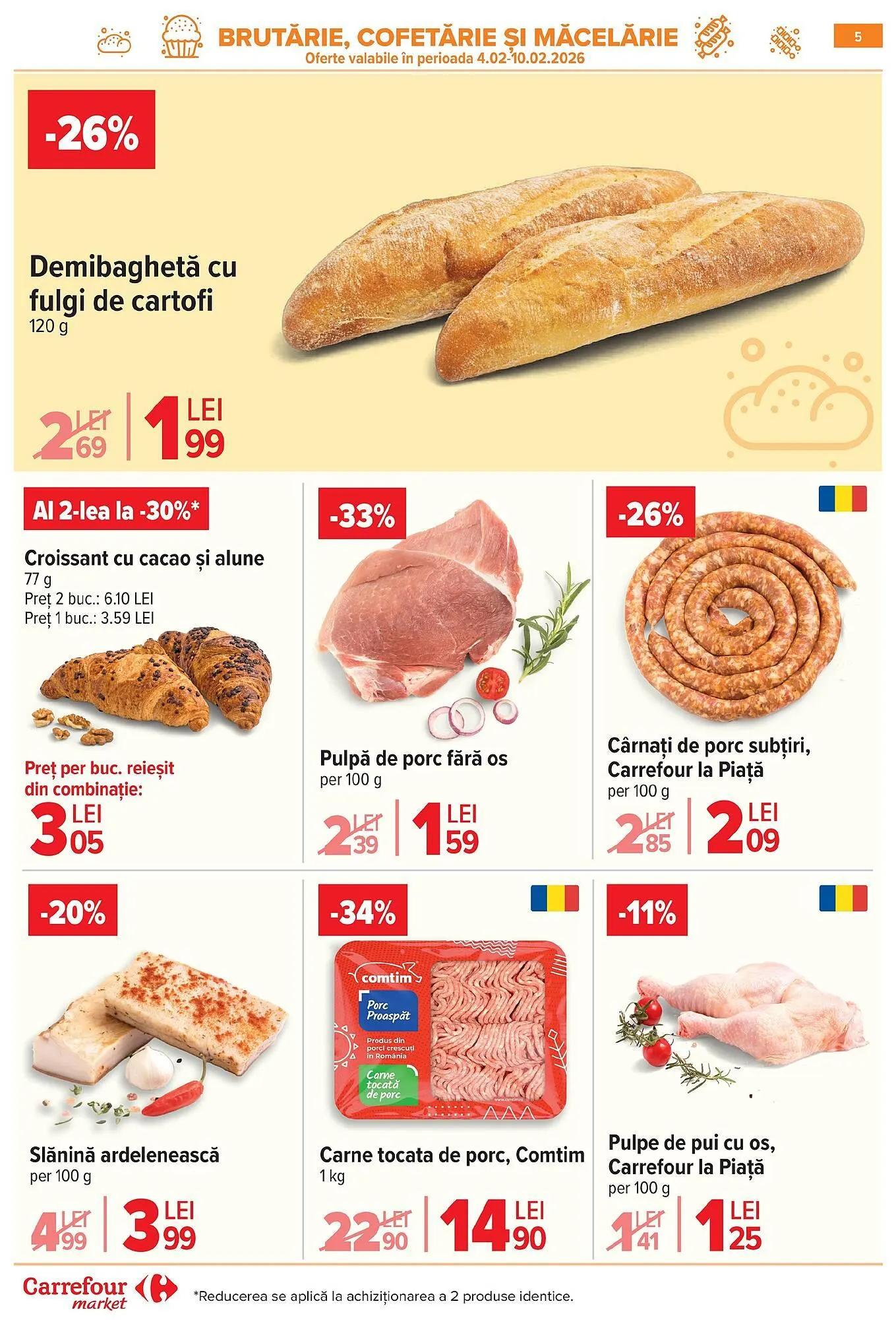 Catalog Catalog Carrefour Market de la 4 februarie până la 17 februarie 2026 - Revista Pagina 4