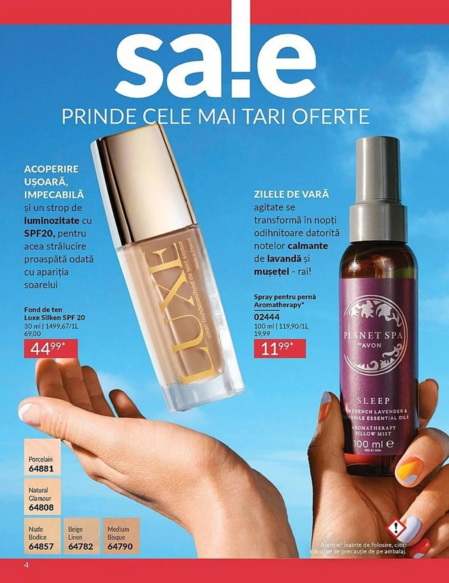 Catalog Catalog Avon de la 1 iulie până la 31 iulie 2025 - Revista Pagina 4