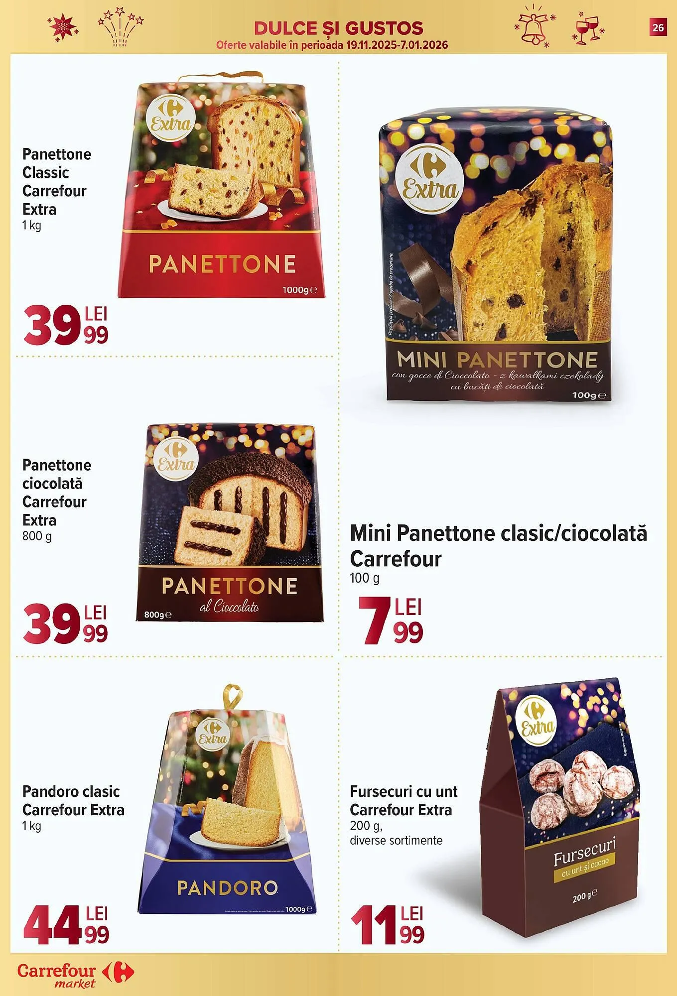 Catalog Catalog Carrefour Market de la 3 decembrie până la 9 decembrie 2025 - Revista Pagina 26