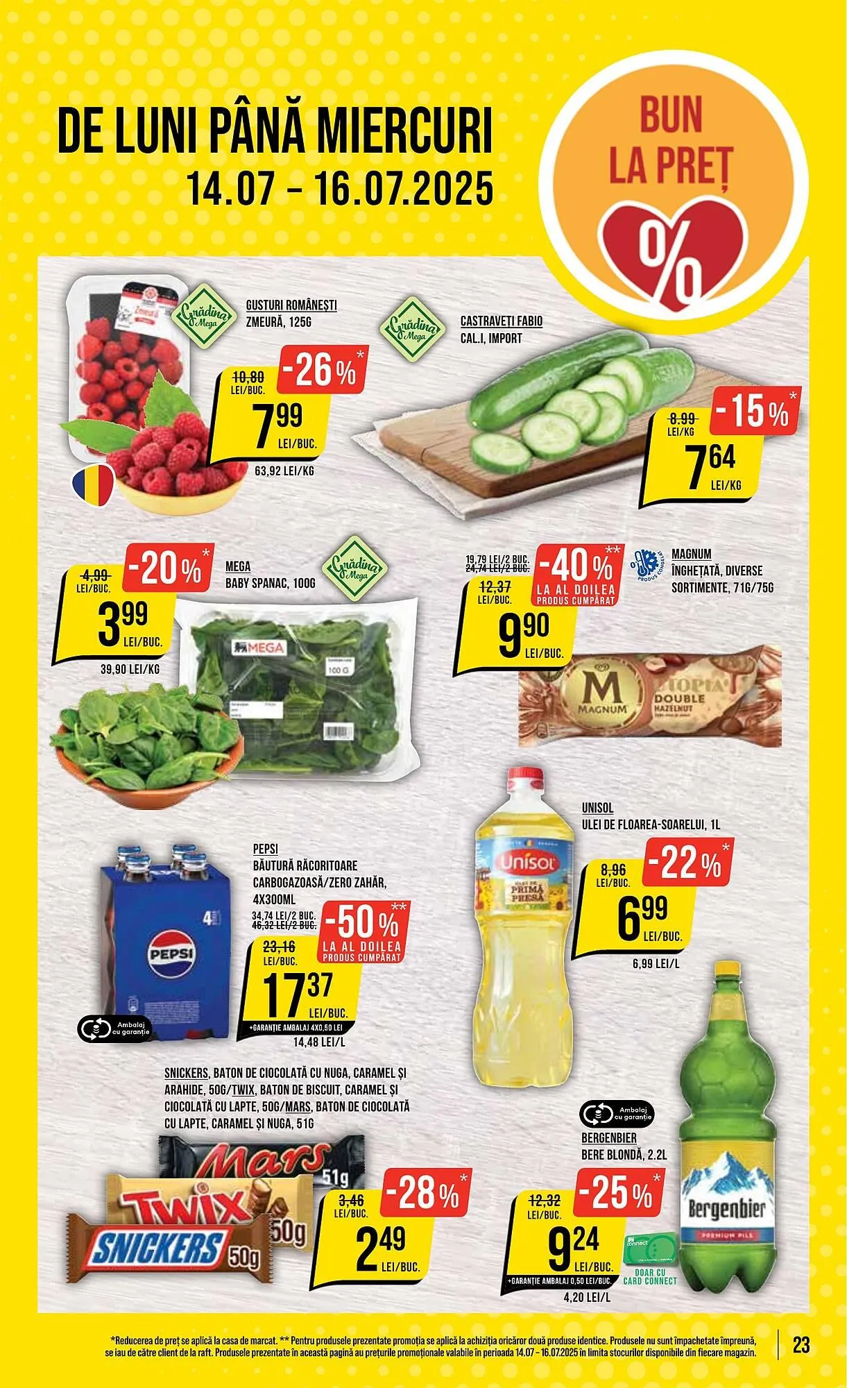 Catalog Catalog Mega Image de la 10 iulie până la 16 iulie 2025 - Revista Pagina 23