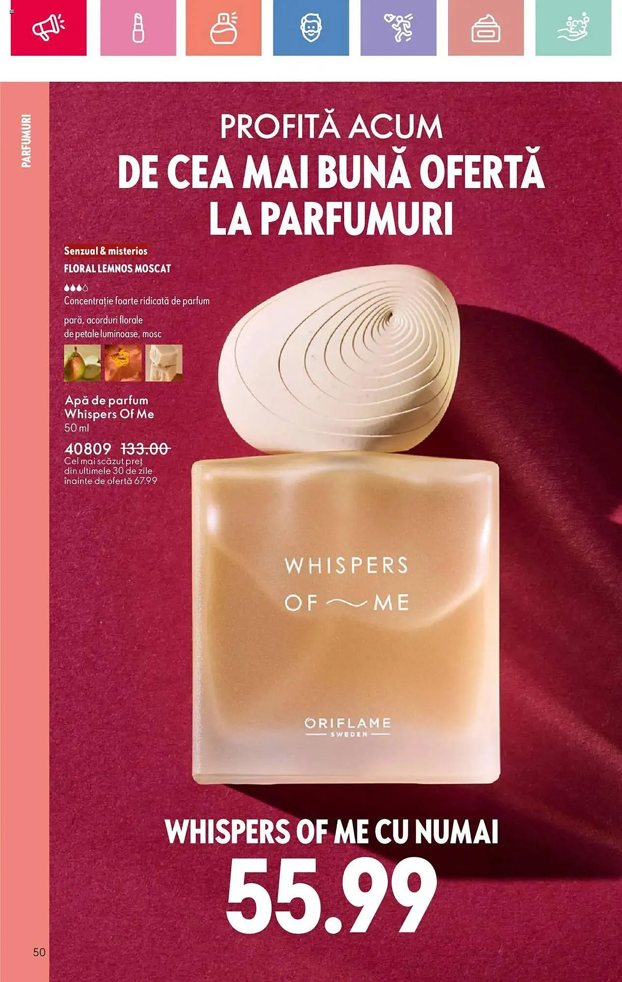Catalog Catalog Oriflame de la 15 iunie până la 5 iulie 2025 - Revista Pagina 50