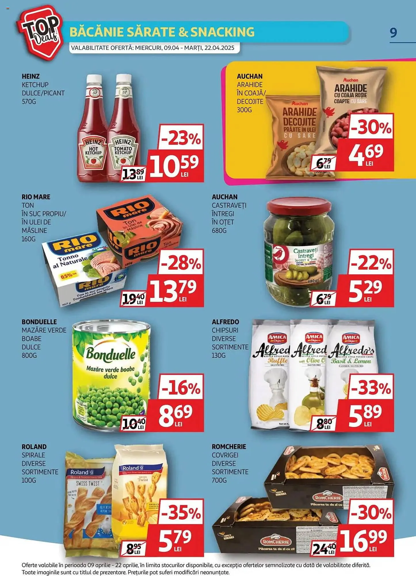 Catalog Catalog Auchan de la 9 aprilie până la 22 aprilie 2025 - Revista Pagina 9