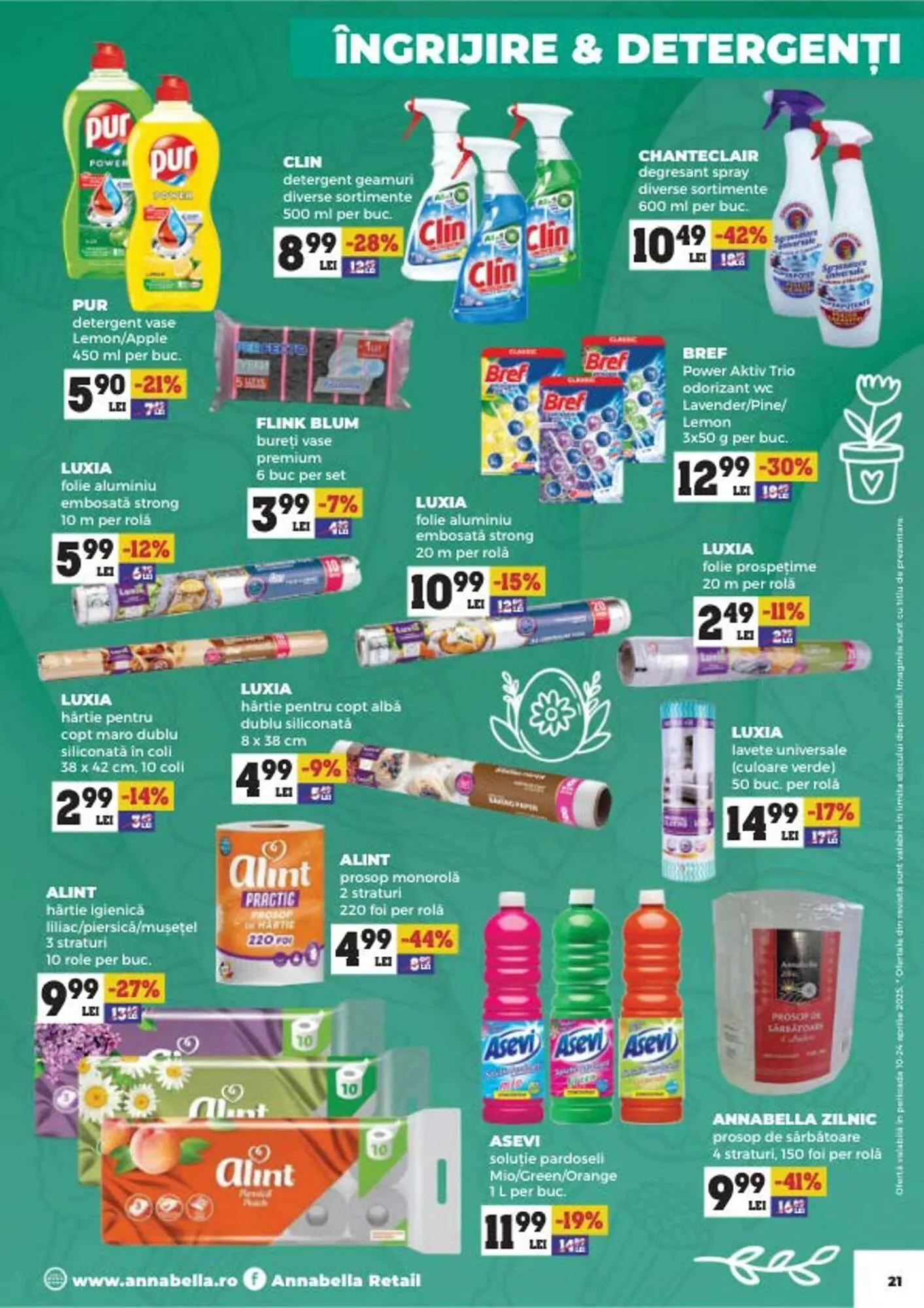 Catalog Catalog Annabella de la 8 aprilie până la 24 aprilie 2025 - Revista Pagina 21