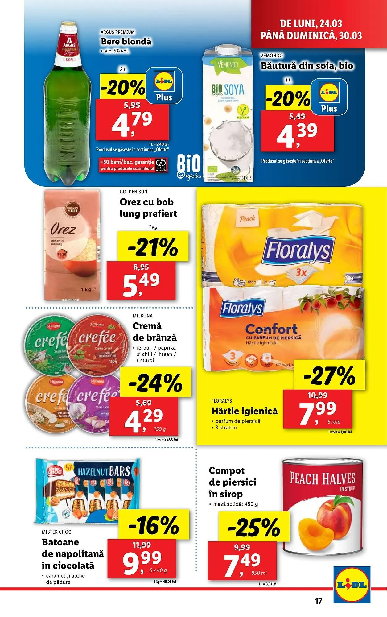 Catalog Catalog Lidl de la 24 martie până la 30 martie 2025 - Revista Pagina 17